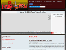 Tablet Screenshot of friskyfoodtrucks.com